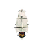 Frigate Hermione La Fayette. 1:89 Wooden Model Ship Kit