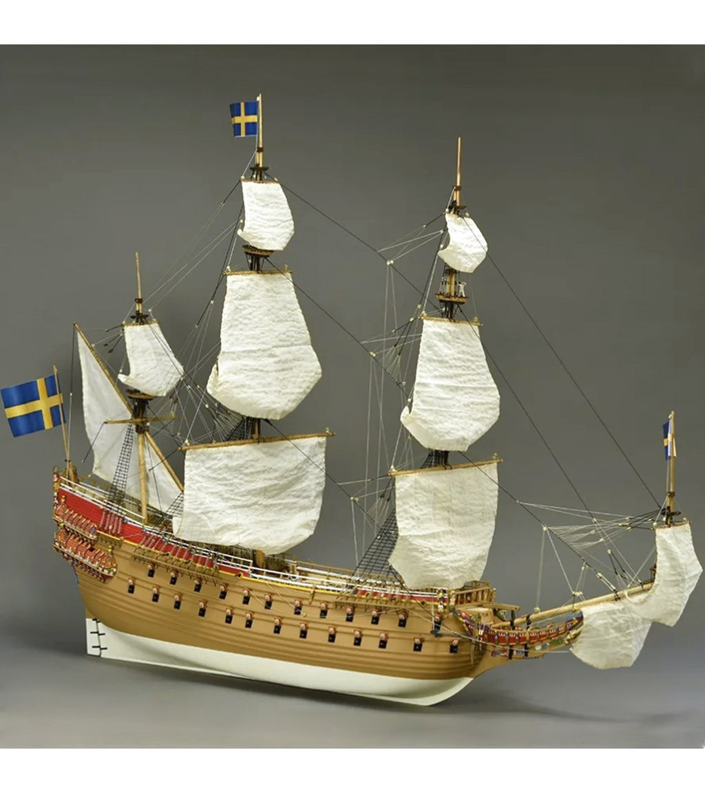 Warship Vasa. 1:65 Wooden Model Ship Kit