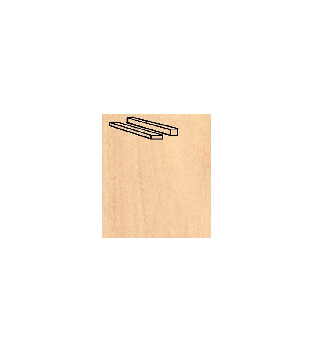 Birch Strips Pack 1 x 6 x 914 mm (6 Pcs.)